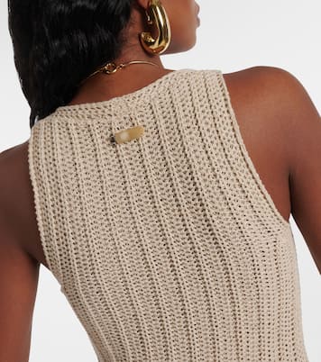 Vestido largo Uccio de lino y algodón | Max Mara