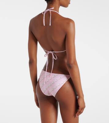 Top de bikini estampado | Versace