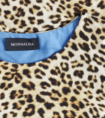 Top en mezcla de algodón estampado | Monnalisa