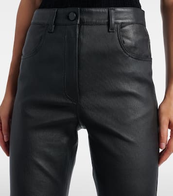 Pantaloni slim Duke in pelle | Joseph