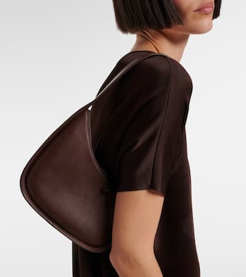 Schultertasche Half Moon aus Leder | The Row