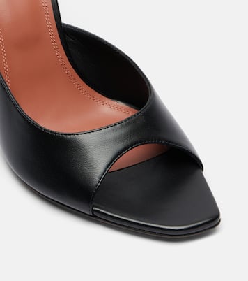 Mules Alexa 95 de piel | Amina Muaddi