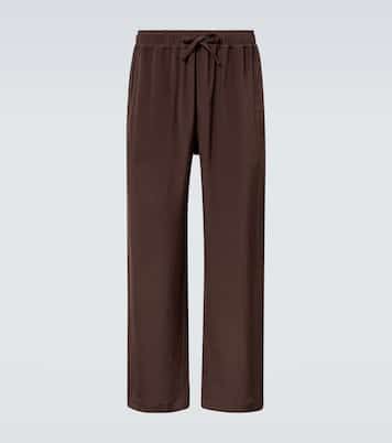 Silk wide-leg pants | Saman Amel