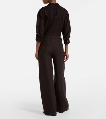 Brynn linen wide-leg pants | Citizens of Humanity
