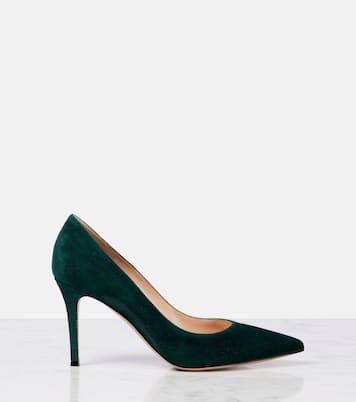 Gianvito 85 suede pumps | Gianvito Rossi