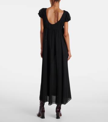 Silk point d'esprit maxi dress | Chloé