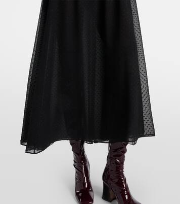 Silk point d'esprit maxi dress | Chloé