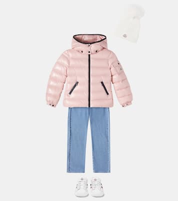 Ribbed-knit virgin wool beanie | Moncler Enfant