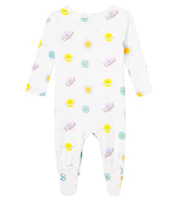 Baby cotton romper, hat, bodysuit, and blanket set | Stella McCartney Kids