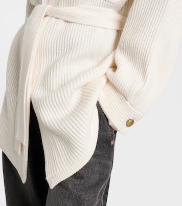 Cardigan en laine, cachemire et soie | Brunello Cucinelli