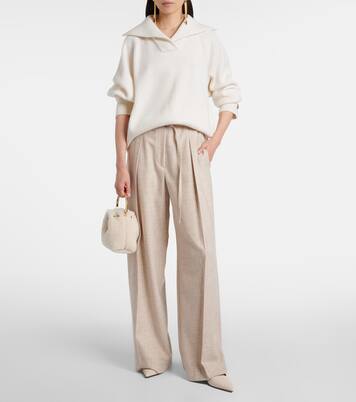 Bon Bon Small shearling bucket bag | Jimmy Choo