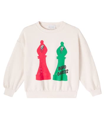 Checkmate cotton sweatshirt | Bobo Choses