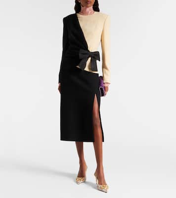 Midikleid aus Schurwolle mit Seide | Valentino