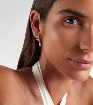 Boucle d’oreille unique Homard Mini en or 9 ct et diamants | Yvonne Léon