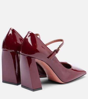 Charlotte 95 patent leather Mary Jane pumps | Amina Muaddi