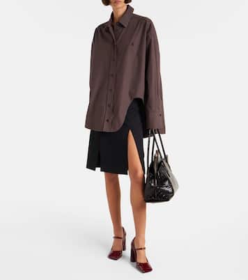 Charlotte 95 patent leather Mary Jane pumps | Amina Muaddi