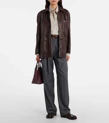 Camicia Peri in popeline a righe | The Frankie Shop