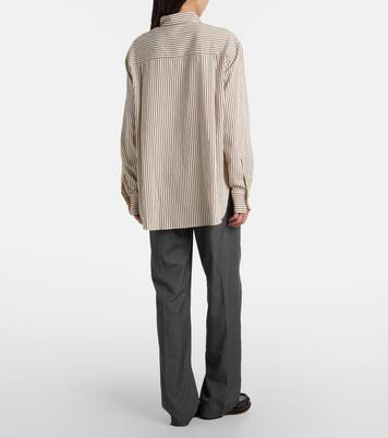 Camicia Peri in popeline a righe | The Frankie Shop