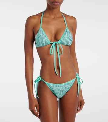 Haut de bikini Zigzag en lamé | Missoni