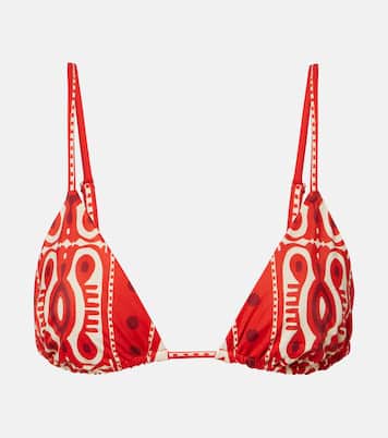 Printed bikini top | Johanna Ortiz