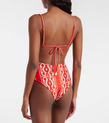 Printed bikini top | Johanna Ortiz