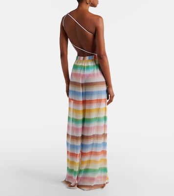 Zigzag knitted wide-leg pants | Missoni