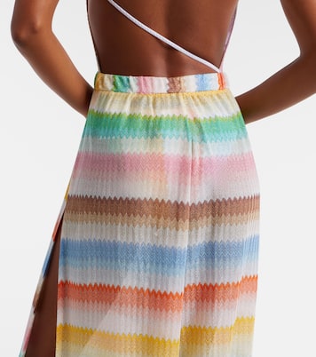 Zigzag knitted wide-leg pants | Missoni