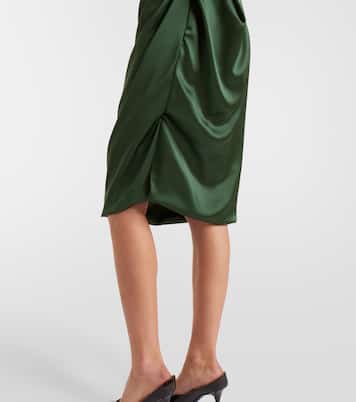 Ginnie Amber ruched midi dress | Vivienne Westwood