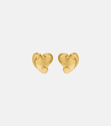 Boucles d’oreilles clip Swirl Heart | Oscar de la Renta