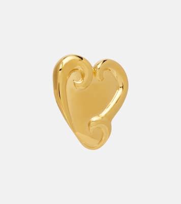 Boucles d’oreilles clip Swirl Heart | Oscar de la Renta