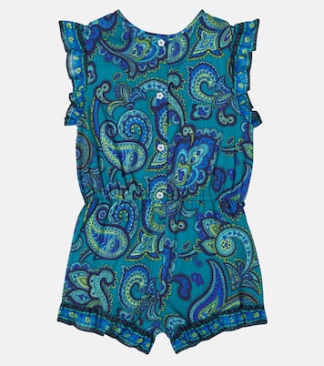 Patience paisley cotton romper | Zimmermann Kids