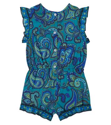 Patience paisley cotton romper | Zimmermann Kids