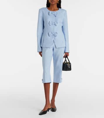 Harper linen capri pants | Posse