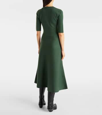 Seymore wool, cashmere, and silk midi dress | Gabriela Hearst