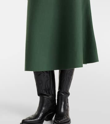 Seymore wool, cashmere, and silk midi dress | Gabriela Hearst