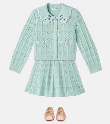 Pointelle skirt | Self-Portrait Kids