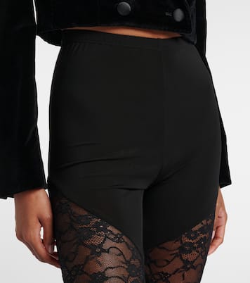 Lace-trimmed legging | Nina Ricci