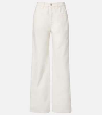 Weite Hose aus Baumwolle und Leinen | Brunello Cucinelli