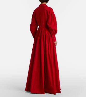 Daley 코튼 블렌드 포플린 벨티드 이브닝 가운 | Ralph Lauren Collection