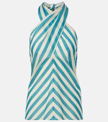 Alter Ego striped cotton voile top | Eres