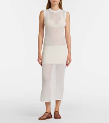 Crochet cotton maxi dress | Stella McCartney