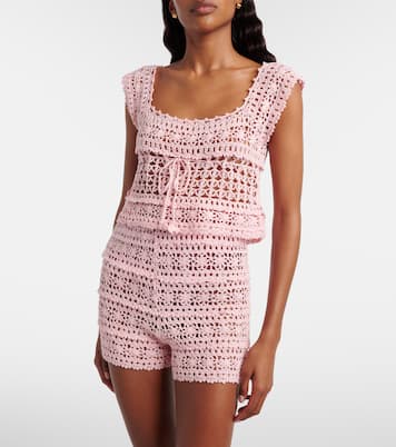 Cropped-Top Deauville aus Häkelstrick | Anna Kosturova