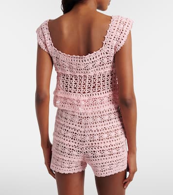 Cropped-Top Deauville aus Häkelstrick | Anna Kosturova