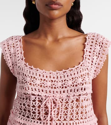 Cropped-Top Deauville aus Häkelstrick | Anna Kosturova
