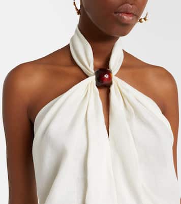 Verziertes Top Biba aus Leinen | Faithfull