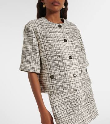 Cotton-blend tweed jacket  | Valentino