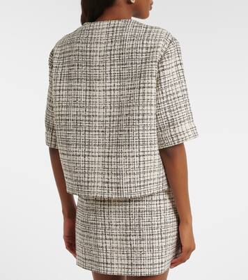 Cotton-blend tweed jacket  | Valentino