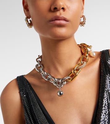 Punk XL Link Small embellished earrings | Rabanne