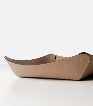 Vide-poches Safran Large en cuir | Giobagnara