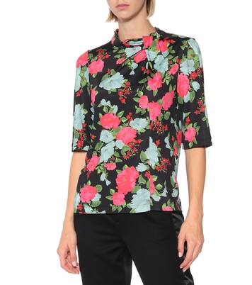 Top Kacey imprimé | Erdem